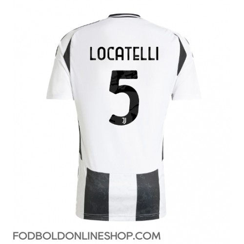 Juventus Manuel Locatelli #5 Hjemmebanetrøje 2024-25 Kortærmet